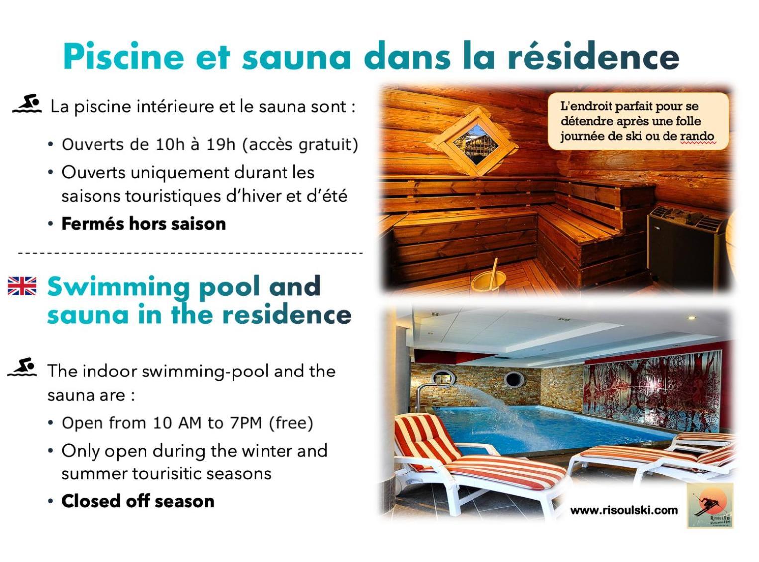 Risoulski Antares - Piscine Et Sauna ภายนอก รูปภาพ